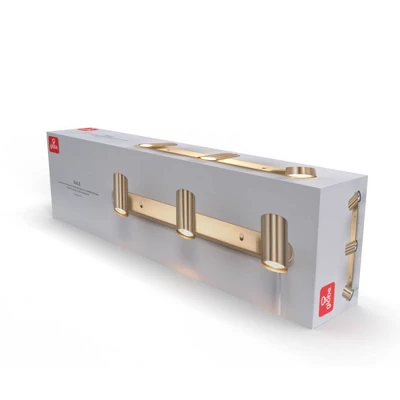 Dale 3-Light Matte Brass Plug-In Track Lighting - Globe Electric - Image 2