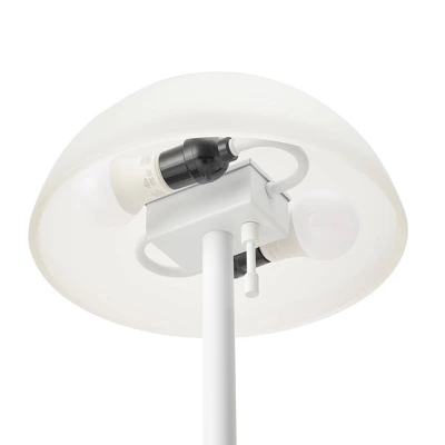 65" 2-Light Dixon Floor Lamp With Frosted Glass Shade Matte White - Globe Electric - Image 5