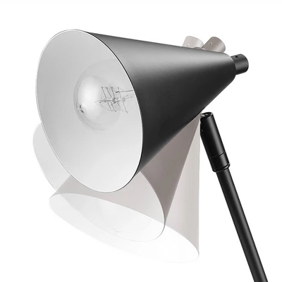 18" Leah Desk Lamp With Adjustable Height Swing Arm - Globe Electric - Image 5