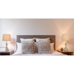 (Set Of 2) 27" Resin Table Lamps White - Cal Lighting