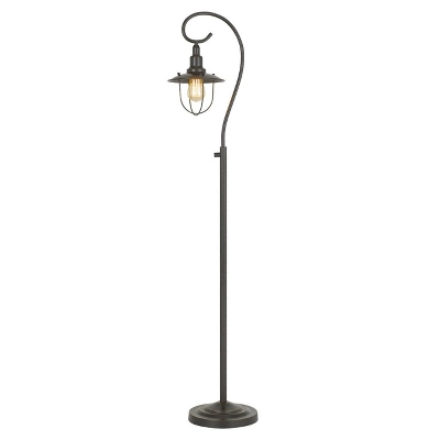 58" Metal Vigo Down Bridge Floor Lamp (Includes Light Bulb) Dark Bronze - Cal Lighting - Image 2
