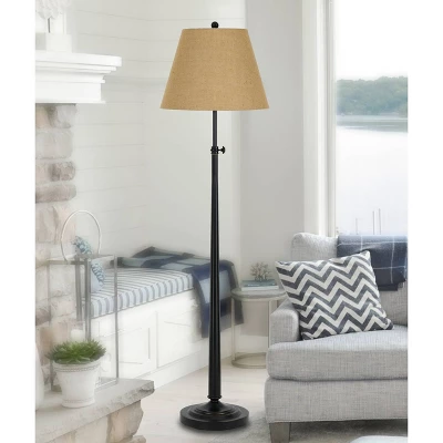 56" X 65" 3-way Adjustable Height Madison Floor Lamp Dark Bronze - Cal Lighting - Image 2