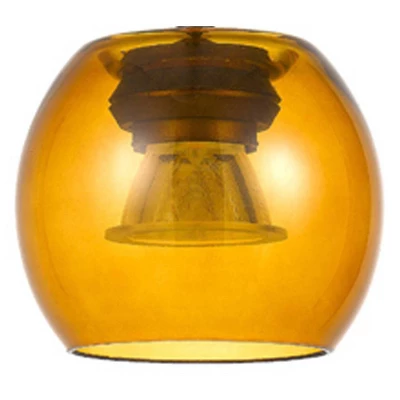 4.5" X 4.5" X 10" LED Dimmable Mini Pendant With Smoked Glass Rust - Cal Lighting - Image 3