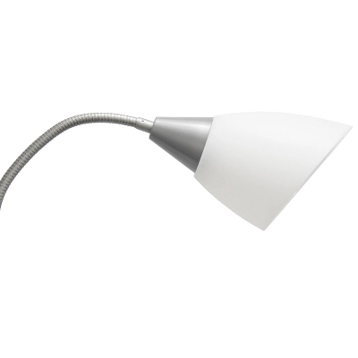 67" Contemporary Multi 5-Head Adjustable Gooseneck Floor Lamp With Shades White - Simple Designs - Image 5