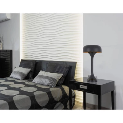 22" Metal Table Lamp (Includes Light Bulb) Dark Bronze - Cal Lighting