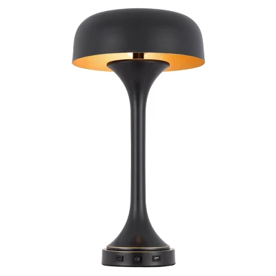 22" Metal Table Lamp (Includes Light Bulb) Dark Bronze - Cal Lighting - Image 2