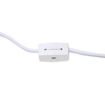 Petite Marbled Ceramic Table Lamp With Fabric Shade - Simple Designs - Image 7