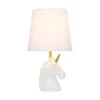 Sparkling And Unicorn Table Lamp White - Simple Designs