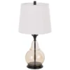 28" Glass Contemporary Table Lamp Bronze - Cal Lighting