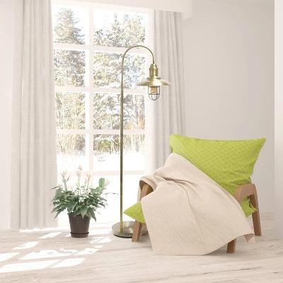 Floor Lamp Antique Brass - Lalia Home - Image 3