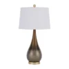30" Metal Contemporary Table Lamp Taupe - Cal Lighting