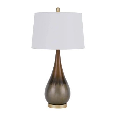 30" Metal Contemporary Table Lamp Taupe - Cal Lighting
