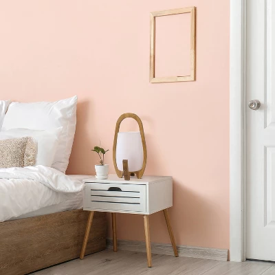 15" Organic Contemporary Natural Wood Accented Table Desk Lamp With Translucent Glass Shade - Lalia Home - Image 9