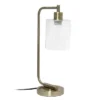 Modern Iron Table Lamp With Glass Shade Antique Brass - Lalia Home