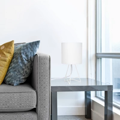 Down To The Wire Table Lamp With Fabric Shade - Simple Designs - Image 4