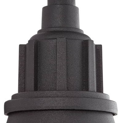 Franklin Iron Works Arnett Rustic Industrial Farmhouse Outdoor Barn Light Fixture Black Gooseneck 10 1/2" For Exterior Deck House Porch Patio Outside - Image 3