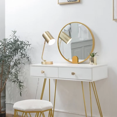 15" Jordan Table Lamp Matte Brass - Globe Electric - Image 6