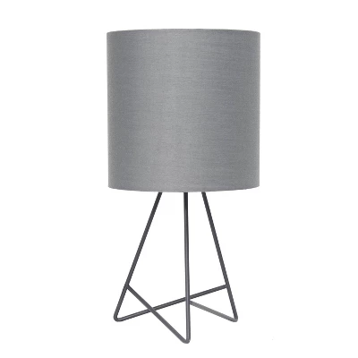 Down To The Wire Table Lamp With Fabric Shade - Simple Designs - Image 8