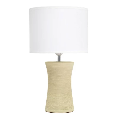 Ceramic Hourglass Table Lamp - Simple Designs - Image 8