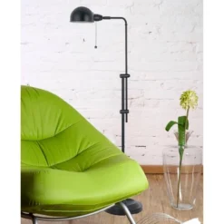 42" X 58" Adjustable Height Croby Oil Rubbed Metal Floor Lamp Bronze - Cal Lighting