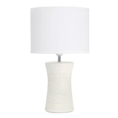 Ceramic Hourglass Table Lamp - Simple Designs - Image 9