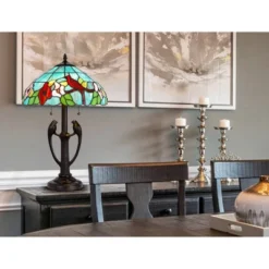 22" Metal Table Lamp Black - Cal Lighting