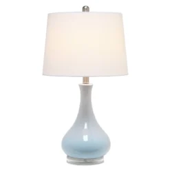 Droplet Table Lamp With Fabric Shade - Lalia Home
