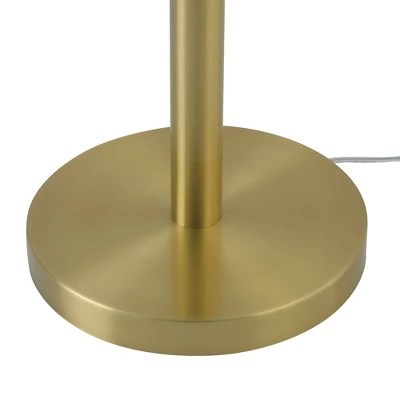 60" Novogratz X Globe Haydel 2-Light Matte Brass Floor Lamp - Globe Electric - Image 2