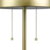 Globe Electric 21" Haydel 2-Light Matte Brass Table Lamp - Novogratz X Globe