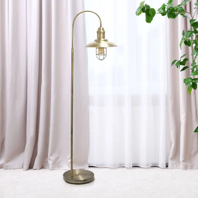 Floor Lamp Antique Brass - Lalia Home - Image 2