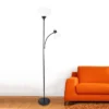 Floor Lamp With Reading Light Black - Simple Designs