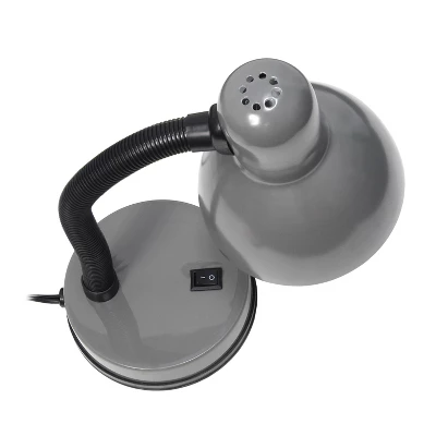 Basic Metal Desk Lamp With Flexible Hose Neck - Simple Designs - Image 7