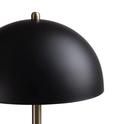15" Luna Desk Lamp With Brass Accents Matte Black - Globe Electric - Image 6