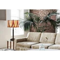 24' Metal Table Lamp Black - Cal Lighting