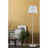 60" 3-way Andros Metal Floor Lamp Brushed Steel - Cal Lighting