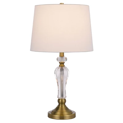 (Set Of 2) 25" Metal Table Lamps Antique - Cal Lighting - Image 2